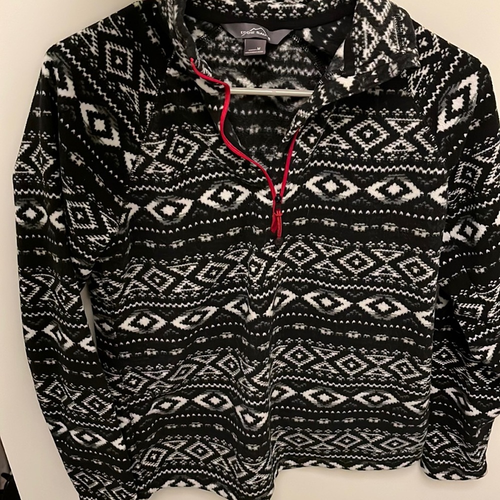 Eddie Bauer Quest Fleece Aztec Quarter Zip